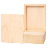 DIY Wooden Plain Square Rectangle Base for Painting Unfinished Wooden Canvas Panels