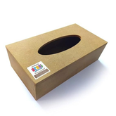 DIY Simple MDF Wooden Tissue Box Untreated Tissue Box For DIY Painting Acrylic Art Oil Painting
