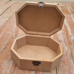 Unfinished MDF Treasure Box Vintage Style Box Jewellery Box