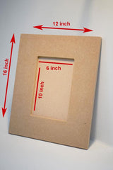 Unfinished MDF Wooden Picture Frames ,DIY Unfinished Wooden Frames for Crafts, Mirror Frame