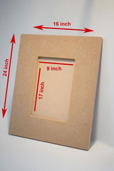 Unfinished MDF Wooden Picture Frames ,DIY Unfinished Wooden Frames for Crafts, Mirror Frame