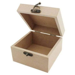 Plain DIY MDF Box for Craft | Unfinished MDF Box Plain for Decoupage | MDF Box for Art and Craft | 6mm Thickness