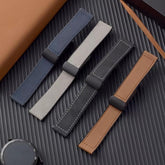 22mm Leather Silicone Watch Band For Zero Luna Revolt Mibro Lite 3 Huawei GT 4 5 Samsung Galaxy Watch 46mm and all other 22mm compatible watches