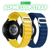20mm Alpine Loop Strap Nylon Sport Band for Samsung Galaxy Watch 5/4, Garmin Forerunner 245/645, Amazfit GTS, Huawei GT 42mm, and More