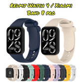 Replacement Soft Silicone Band for Xiaomi Mi Band 8 Pro and Redmi Watch 4 Compatible with Xiaomi Smartwatches Strap.
