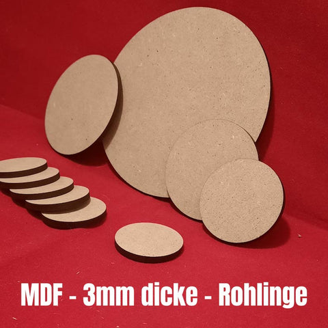 10pcs 5pcs Laser Cut DIY Round Art Boards for Painting and Art & Craft Purpose Art & Craft Material Canvas Board Stationery Items Thickness 3mm