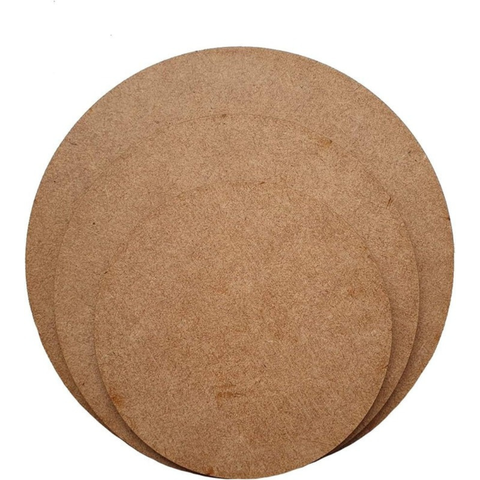 DIY Round Art Boards for Painting and Art & Craft Purpose Art & Craft Material Canvas Board Stationery Items Thickness 6mm