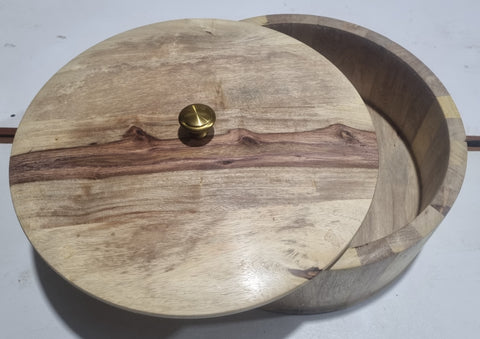 Premiun Natural Wood Unfinished Serving Box For Art and Craft Decopage