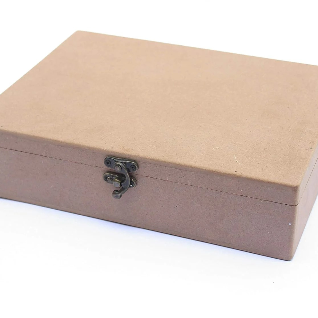 MDF Box for Art and Craft | 14x10 12x9 10x7 inch 6mm Thickness