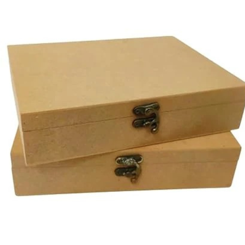 MDF Box for Art and Craft | 14x10 12x9 10x7 inch 6mm Thickness