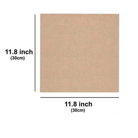 4Pcs Plain DIY MDF Board for Craft