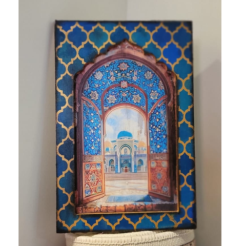 DIY MDF Jharokha Frame for DIY Art and Craft Painting Size 8x12 inches