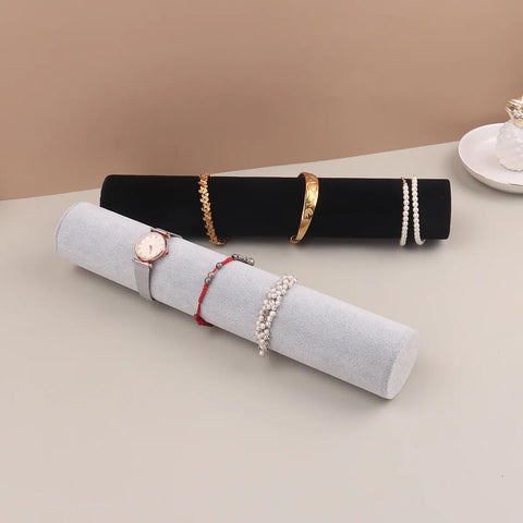 Black Gray Velvet Bracelet Display Holder Jewelry Receiving for Watch Bracelets Bangle Organizer Shelf Rack Stand Watch Stand