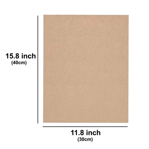 4Pcs Plain DIY MDF Board for Craft