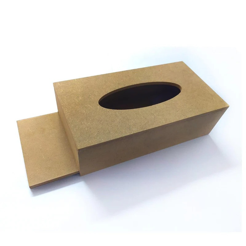 DIY Simple MDF Wooden Tissue Box Untreated Tissue Box For DIY Painting Acrylic Art Oil Painting