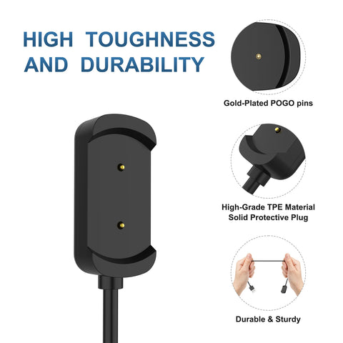 Chargeur USB pour Huami Amazfit T-Rex, Amazfit GTS, Amazfit GTR, câble de charge rapide, berceau, 42mm, 47mm, 100cm