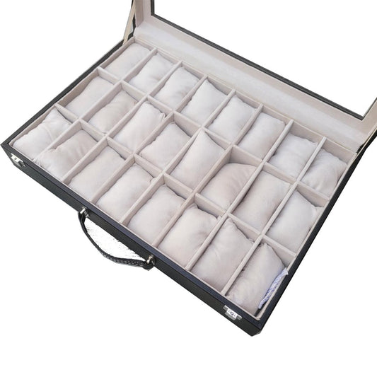 24 Slots Watch Organizer Box Large Watch Storage Box