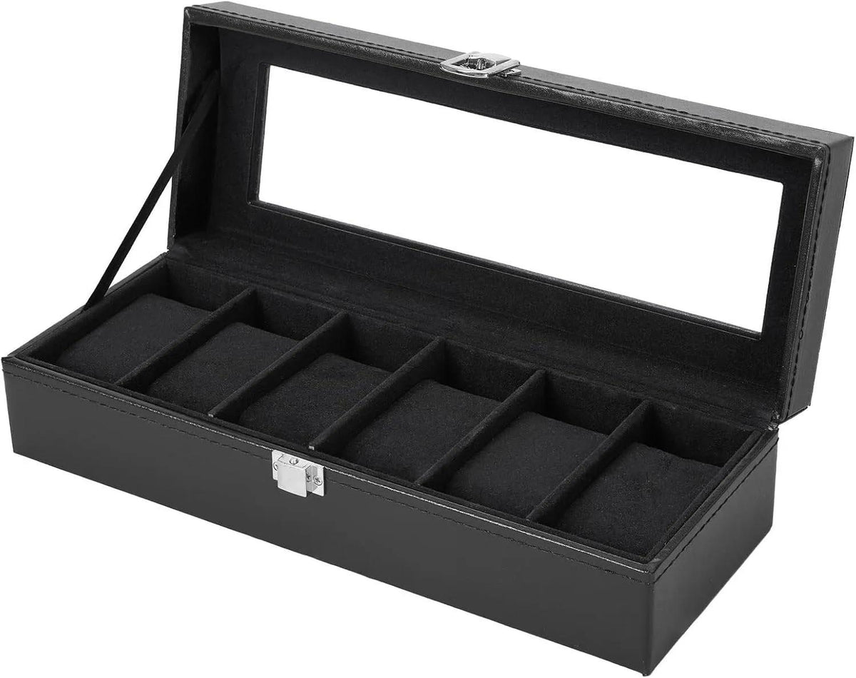 Araish's Premium 12 Slots 6 Slots 24 Slots Watch Organizer Box PU Leather Watch Storage Box