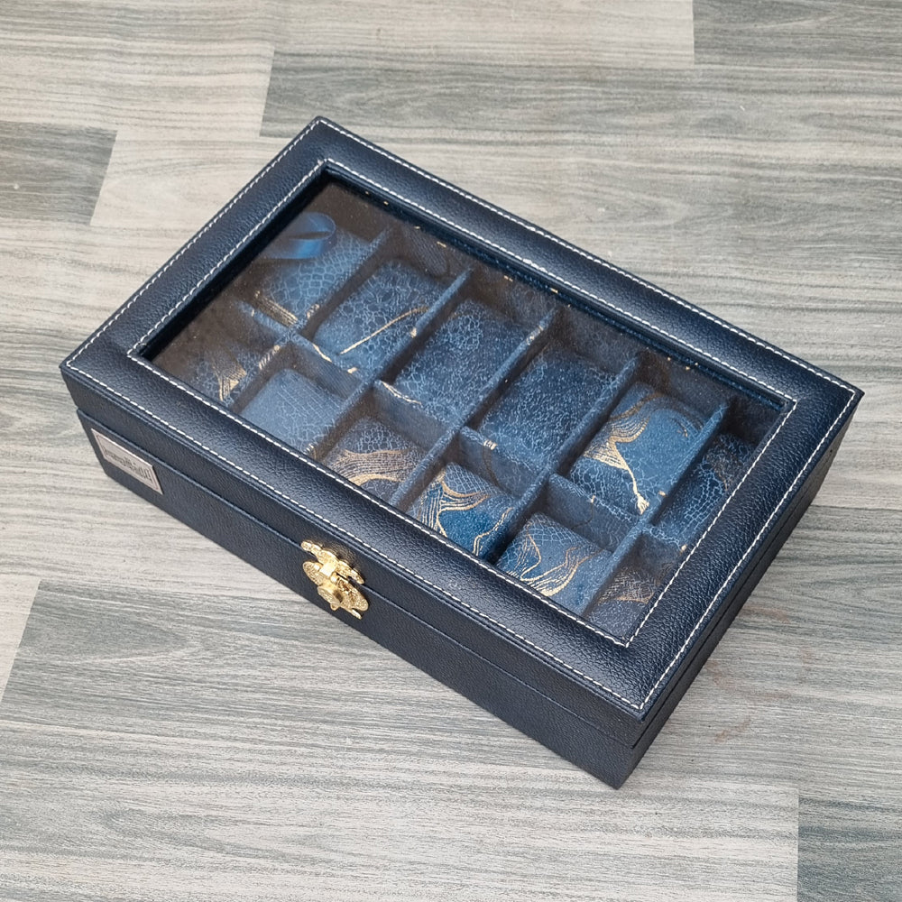 12 Slots Premium Quality Artificial Leather Watch Organizer Box