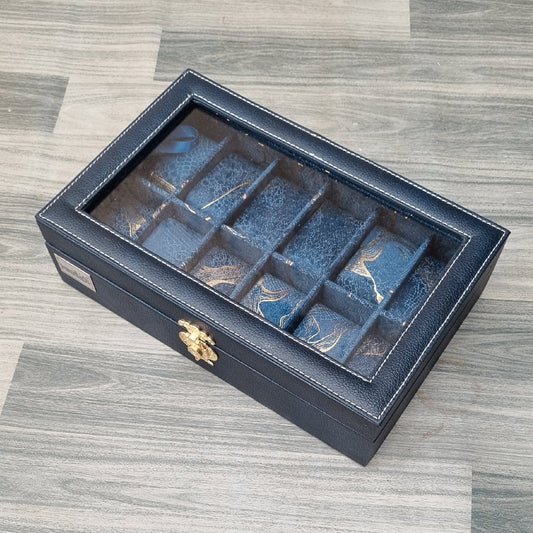 12 Slots Premium Quality Artificial Leather Watch Organizer Box