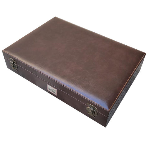 6 Slots 12 Slots 24 Slots Vintage Leather Watch Organizer Box