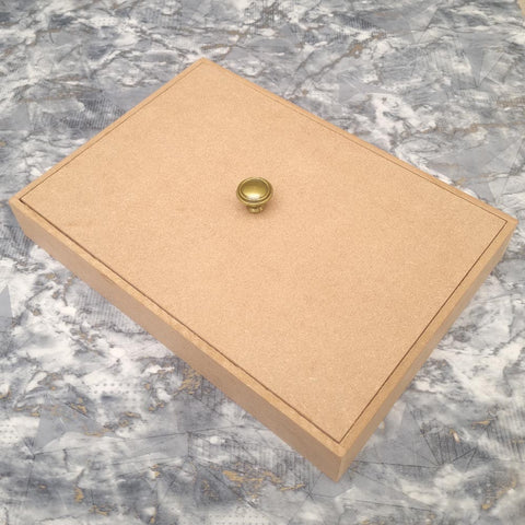 Unfinished MDF Cutllery Box With Lid For Art and Craft Deco Page