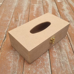 Unfinished MDF Tissue Box For Art and Craft Resin Art and Painting