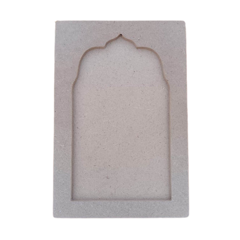 DIY MDF Jharokha Frame for DIY Art and Craft Painting Size 8x12 inches