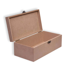 Plain DIY MDF Box for Craft | Unfinished MDF Box Plain for Decoupage | MDF Box for Art and Craft | 6mm Thickness