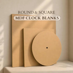 Unfinished MDF Clock Base for Art and Craft Resin Art Painting Thickness 6.5mm