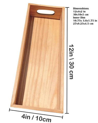 DIY Wooden Serving Tray Set White Wood Tray for Art and Craft Painting Decopage Chipes Also for Guest Serving Tray Pine Wood Tray