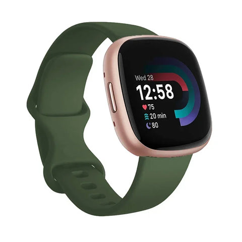 Silicone Strap for Fitbit Versa 4-3, Soft Smart Watch, Sports Bracelet for Fitbit Sense Versa3, Accessories