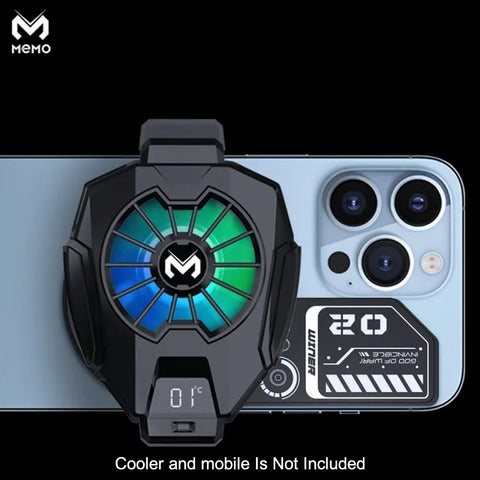 Memo Mobile Radiator Cooler Magnetic Plate Suction Cooling Composite Soaking Plate Vapor Chamber Technology Washable Mobile Phone Cooler Magnetic Sticker VC01