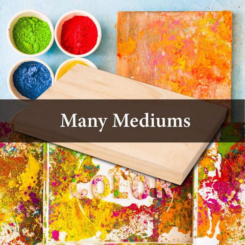 DIY Wooden Plain Square Rectangle Base for Painting Unfinished Wooden Canvas Panels