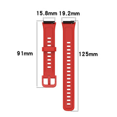 Replacement Silicone Watch Band Strap For Huawei Band 7 & Honor Band 7 (Not for Band 6 or Watch Fit)