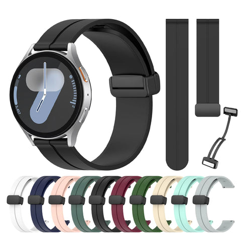 20mm Magnetic Silicone Strap – Soft, Adjustable & Durable Watch Band for Daily Wear & Sports