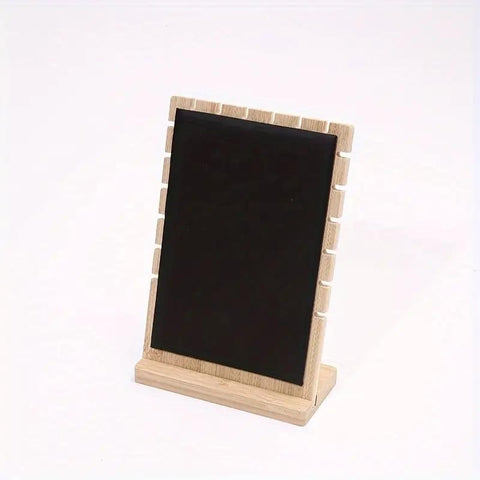 Wooden Jewelry Display Stand – Vertical Holder for Necklaces, Earrings & Pendants