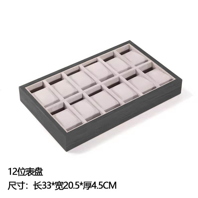 6 Slots 12 Slots 24 Sots Watch Organizer Tray Watch Display Tray Watch Storage Organizer Smart Watch Display Case