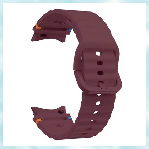 Silicone Curved Watch Band Strap Samsung Galaxy Watch 4 Watch 5 Watch 7 Classic 42mm 46mm and Galaxy Watch 4  Watch 5 Watch 6 44mm 40mm