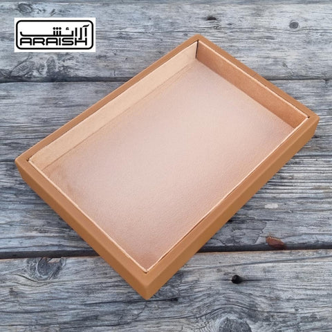 Araish Premium Velvet Leatherette Jewelry Display Box Tray