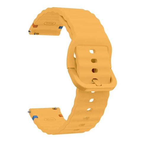 22mm Premium Stitched Silicone Watch Band For Zero Luna Revolt Mibro Lite 3 Huawei GT 4 5 Samsung Galaxy Watch 46mm and all other 22mm compatible watches