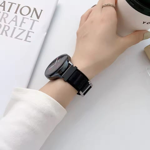 20mm Alpine Loop Strap Nylon Sport Band for Samsung Galaxy Watch 5/4, Garmin Forerunner 245/645, Amazfit GTS, Huawei GT 42mm, and More