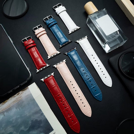 Leather Watch Band For Apple Watch