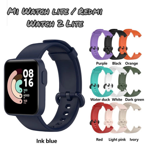 Replacement Silicone Strap Xiaomi Mi Watch Lite and Redmi Watch 2 Lite Comfortable and Durable Wristband for Your Smartwatch.