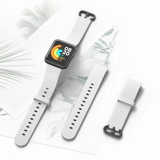 Replacement Silicone Strap Xiaomi Mi Watch Lite and Redmi Watch 2 Lite Comfortable and Durable Wristband for Your Smartwatch.