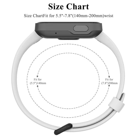 Replacement Silicone Strap Xiaomi Mi Watch Lite and Redmi Watch 2 Lite Comfortable and Durable Wristband for Your Smartwatch.