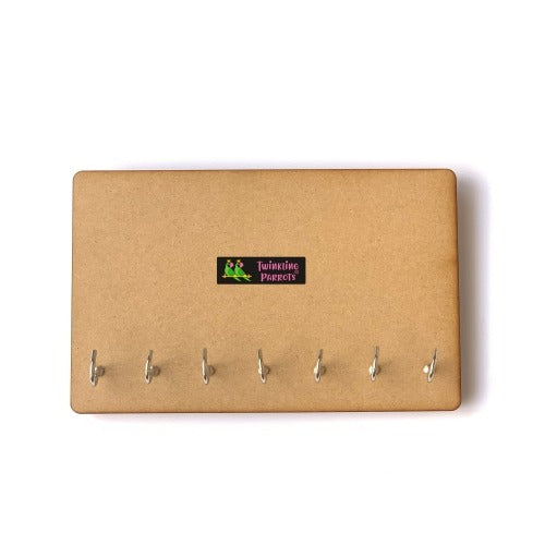 MDF Key Holder For Painting Art and Craft