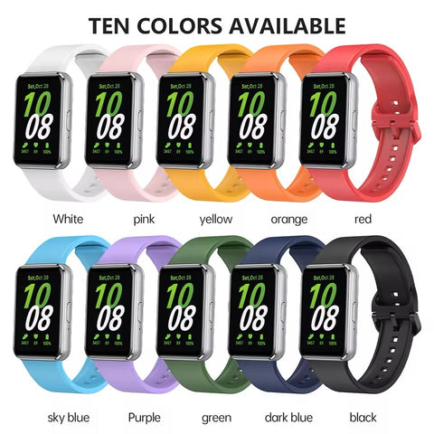 Replacement Silicone Strap for Samsung Galaxy Fit 3 Comfortable and Stylish Accessory for Samsung Galaxy Fit 3 Sport Watchband.