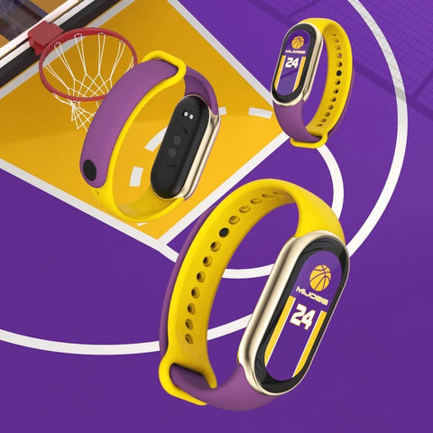 Xiaomi Mi Band 8 Silicone Wristband Dual-Color Design Skin-Friendly Waterproof Durable