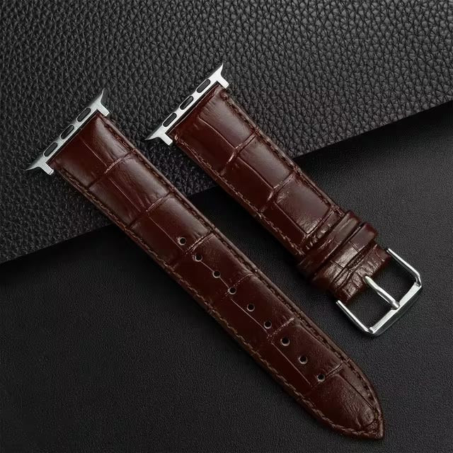 Leather Watch Band For Apple Watch